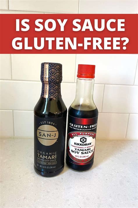 How can you tell if soy sauce is gluten free